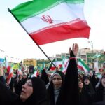Una manifestazione in Iran