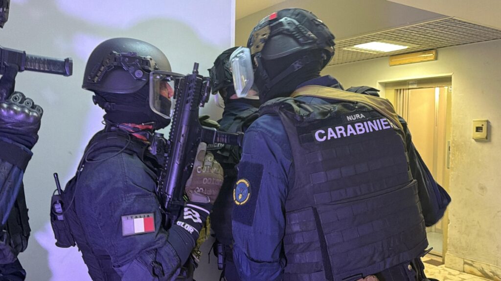 carabnieri in azione