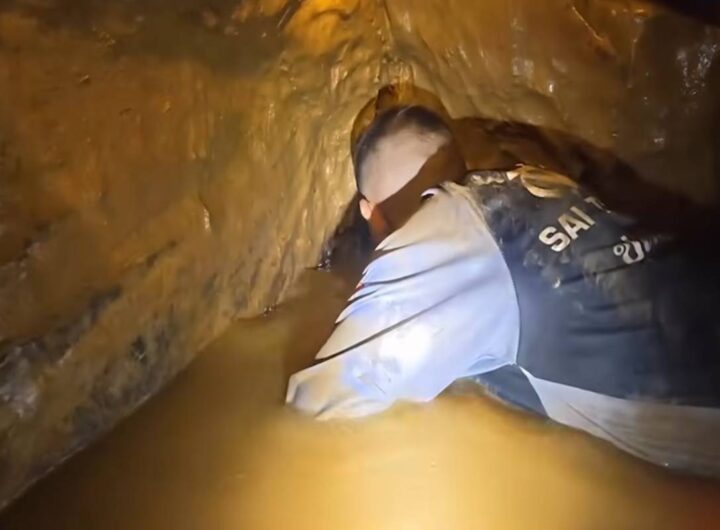 Soccorsi in una grotta