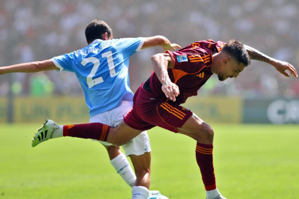 pellegrini nel derby roma lazio