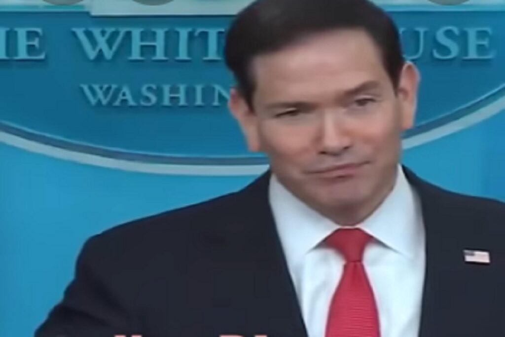 Marc Rubio alla conferenza stampa