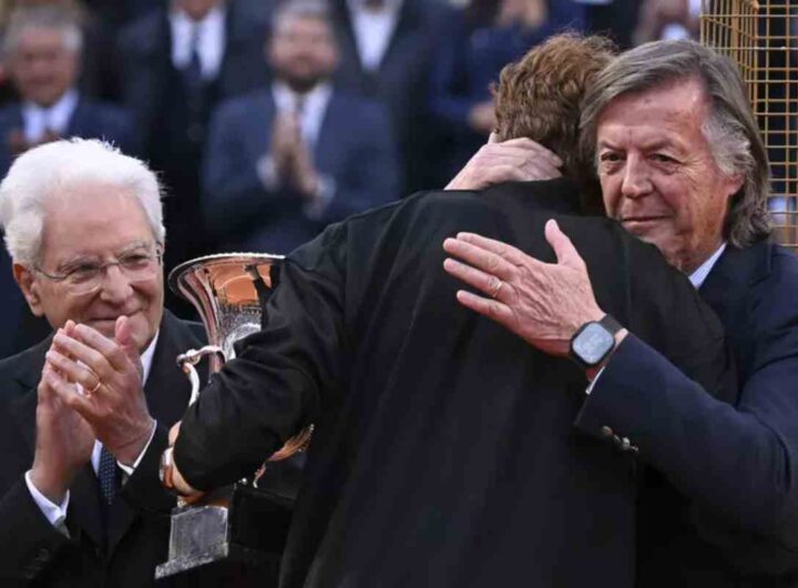 Sinner, Mattarella e Panatta