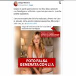 La foto fake con la Meloni in vestaglia