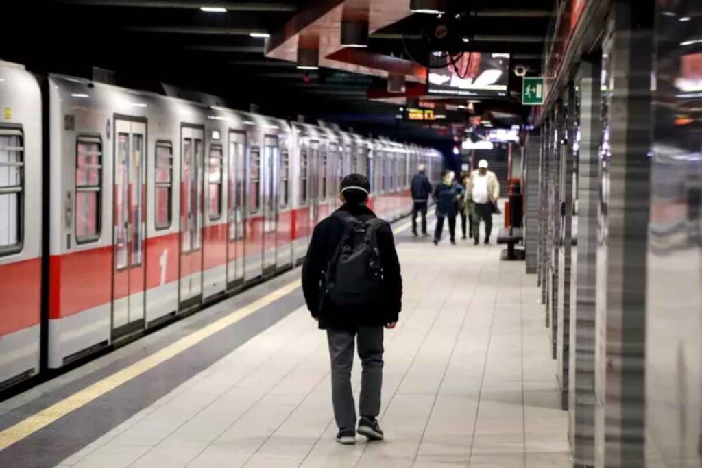 La metro di Milano