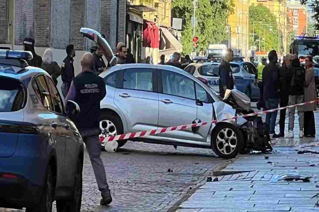 Il luogo della strage compiuta a Modena da El Koudri