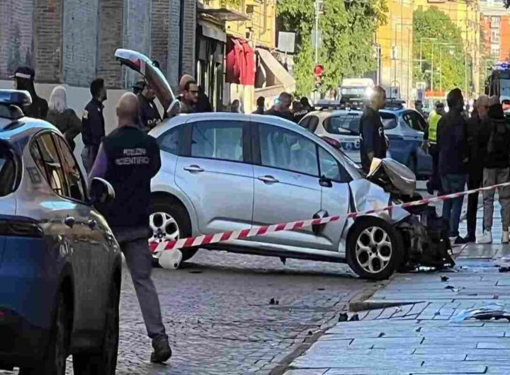 Il luogo della strage compiuta a Modena da El Koudri