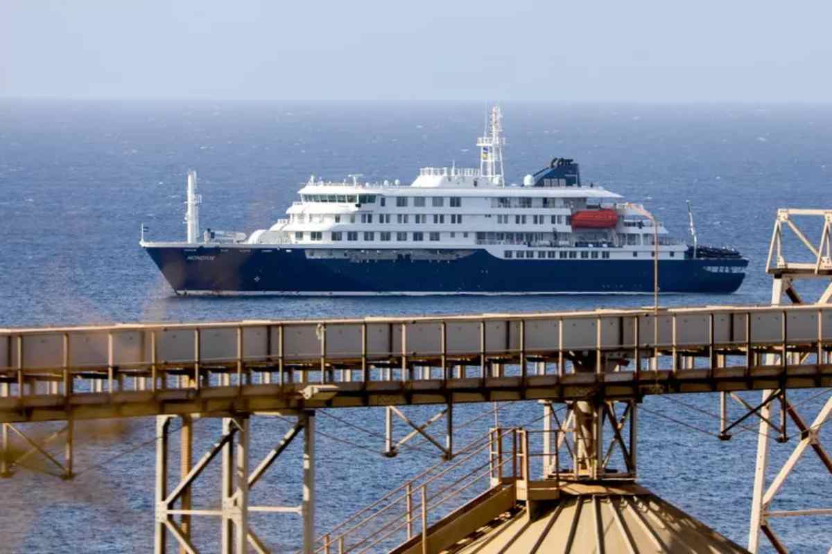 La nave da crociera MV Hondius 
