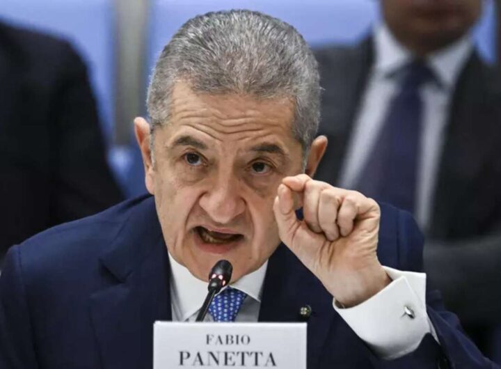 Il governatore della Banca d'Italia Fabio Panetta