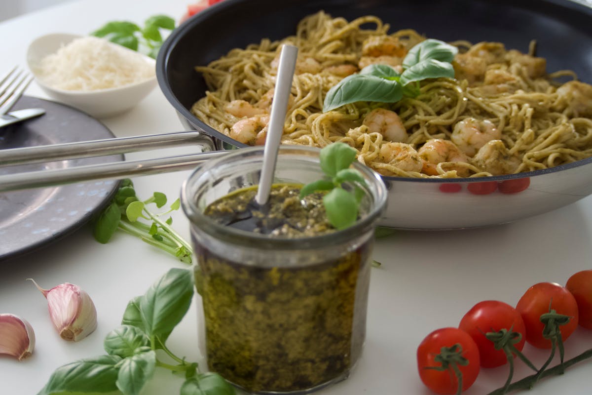 pasta con pesto