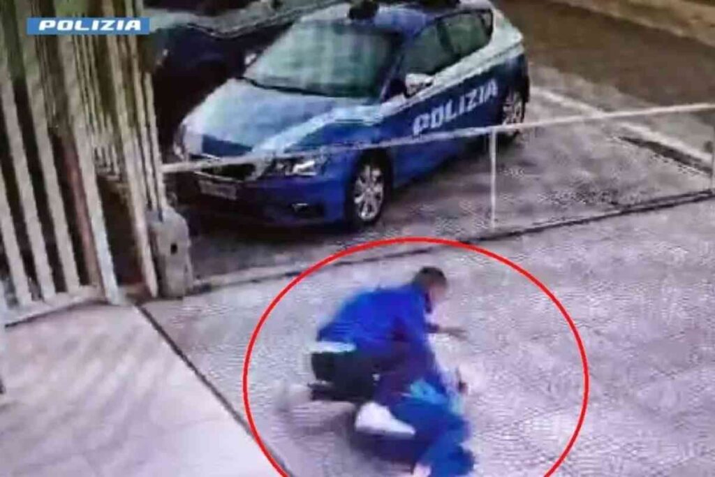 picchia donna commissariato gela
