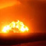 L'esplosione del razzo Blue Origin