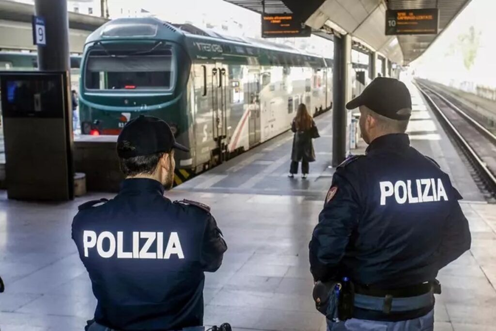 Una stazione ferroviaria