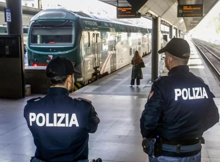 Una stazione ferroviaria