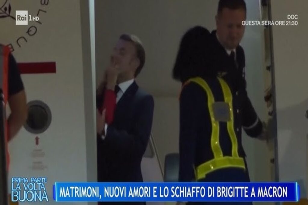 Lo schiaffo di Brigitte a Emmanuel Macron