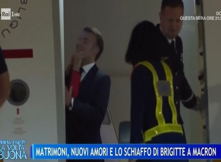 Lo schiaffo di Brigitte a Emmanuel Macron