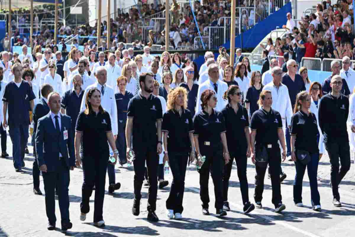 Il servizio civile ad una parata del 2 giugno