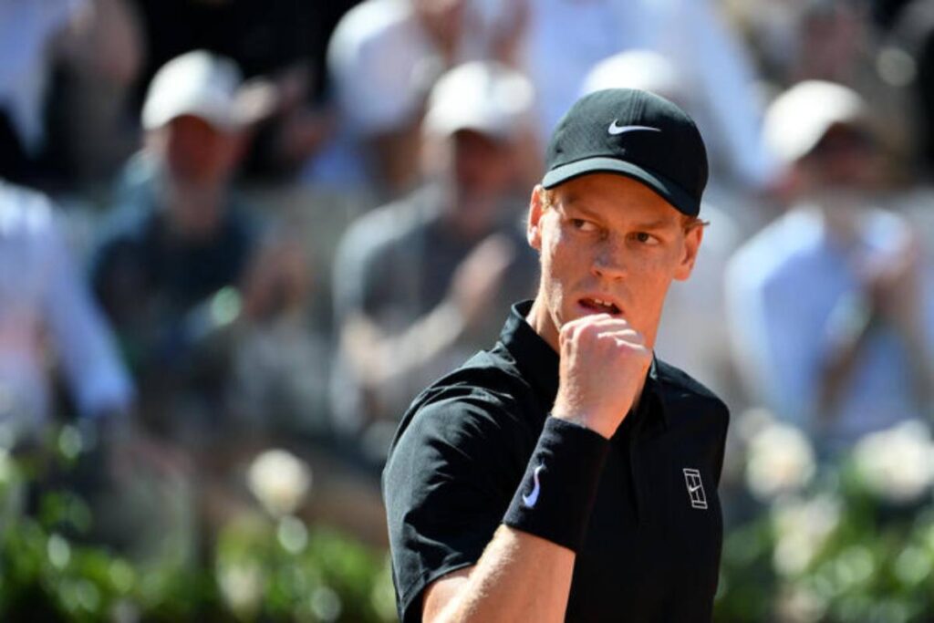 Jannik Sinner agli Internazionali d'Italia