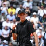 sinner esulta nel match vinto contro rublev