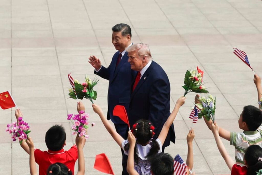 Trump in Cina con Xi Jinping