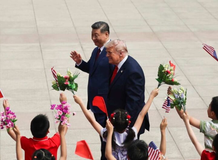Trump in Cina con Xi Jinping