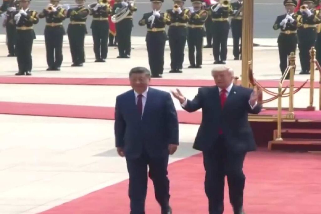Trump e Xi alla parata militare