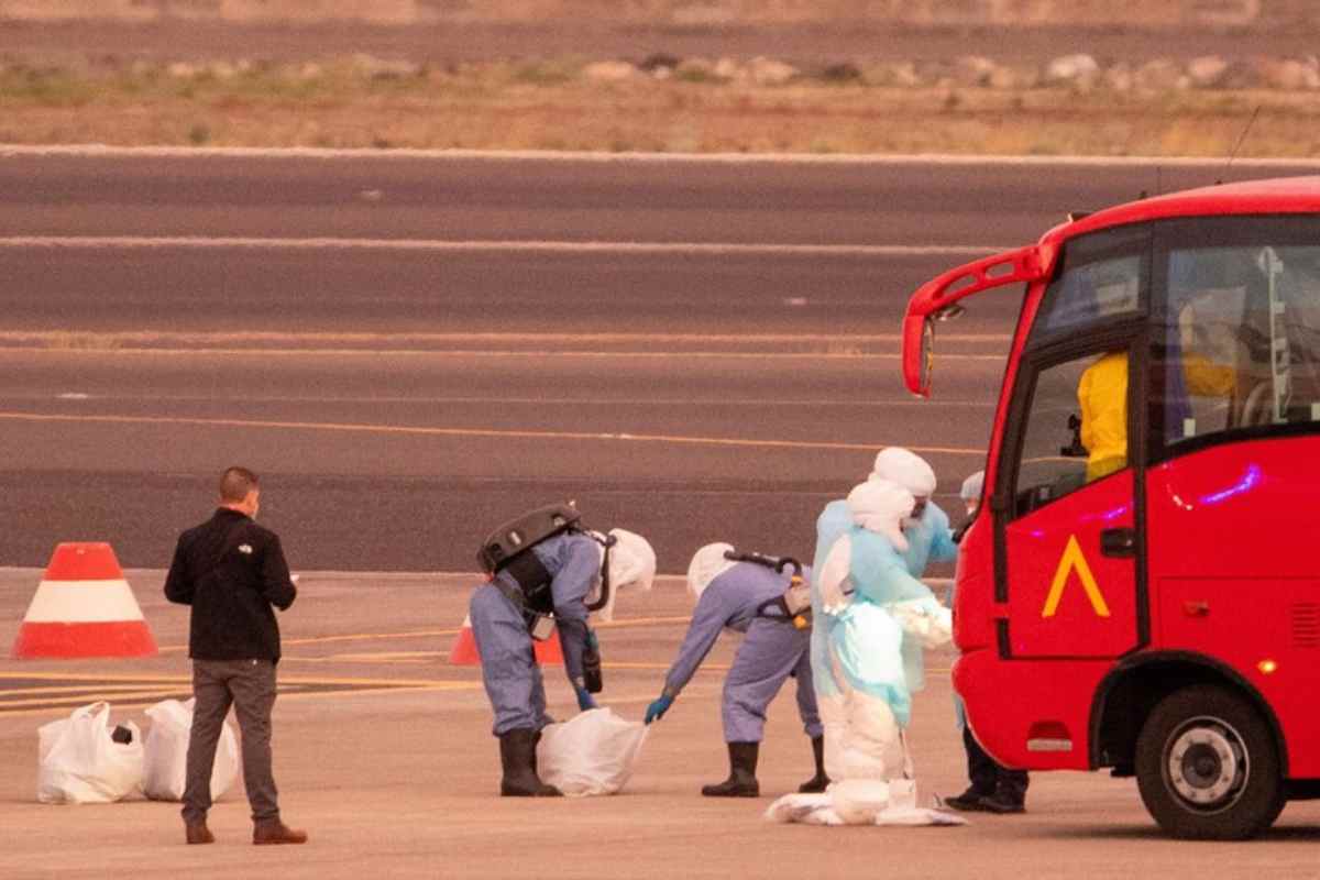 Passeggeri sbarcati dalla MV Hondius alle Canarie