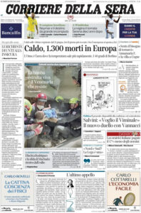 La rassegna stampa e le prime pagine dei giornali di oggi 29 giugno