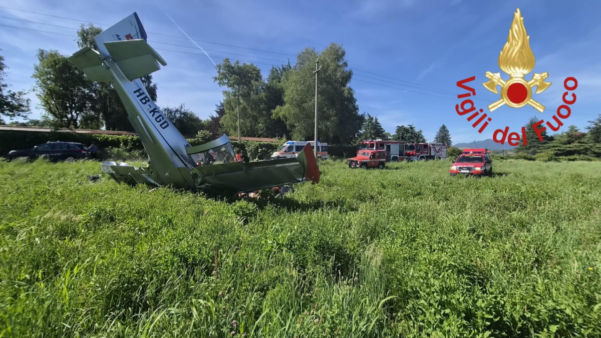 aereo precipitato a lurate