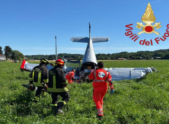 aereo precipitato a lurate