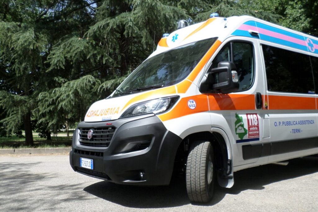 Un'ambulanza