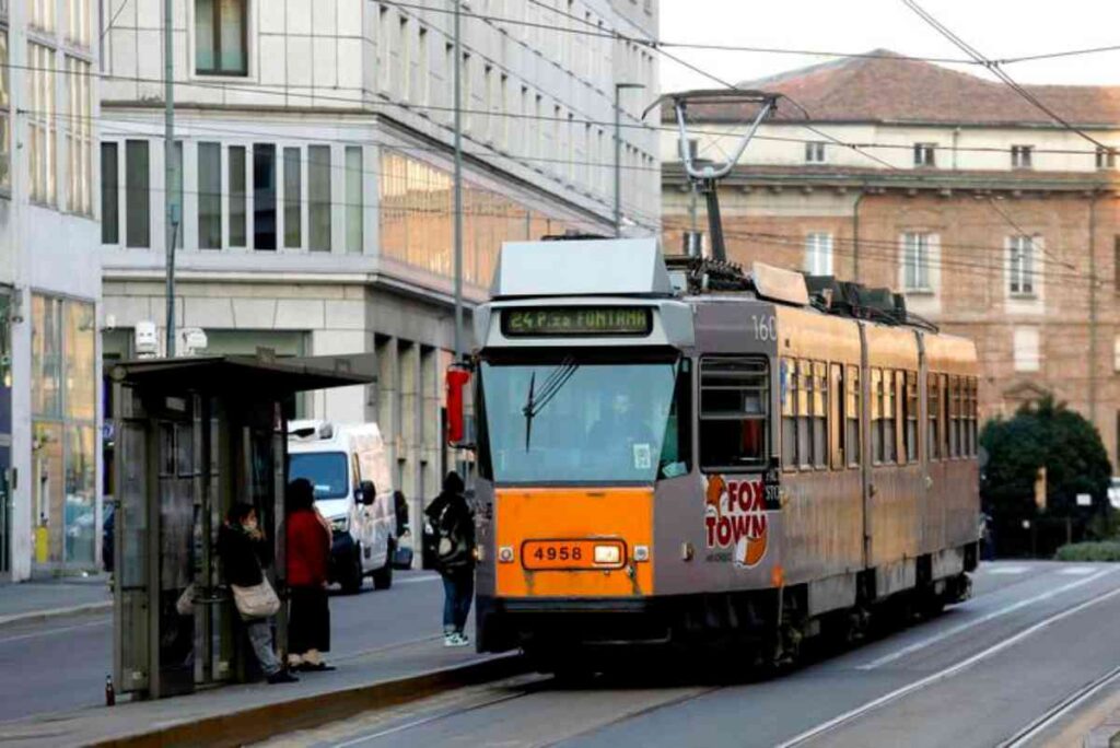 Un tram dell'Atm