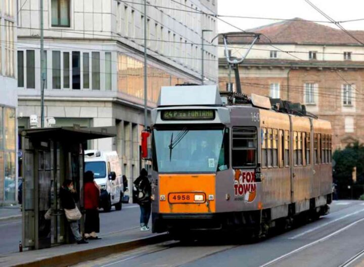 Un tram dell'Atm