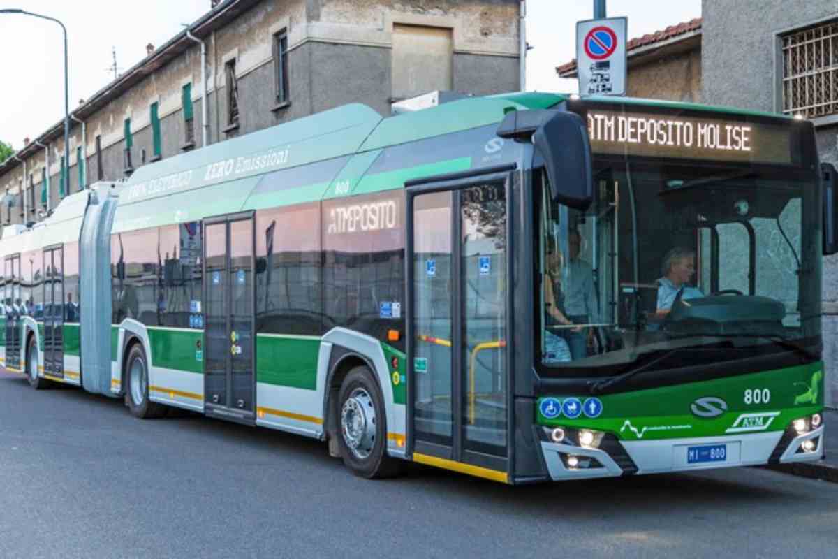 Un bus dell'Atm
