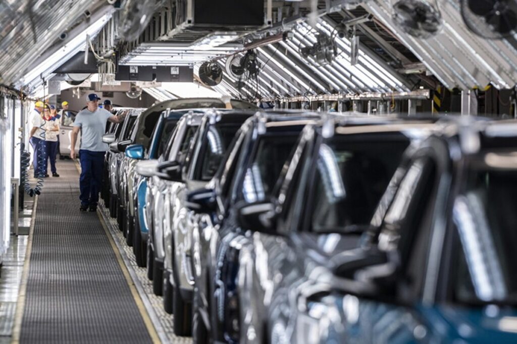 La produzione di auto