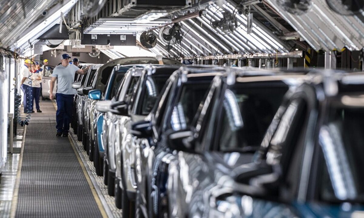 La produzione di auto