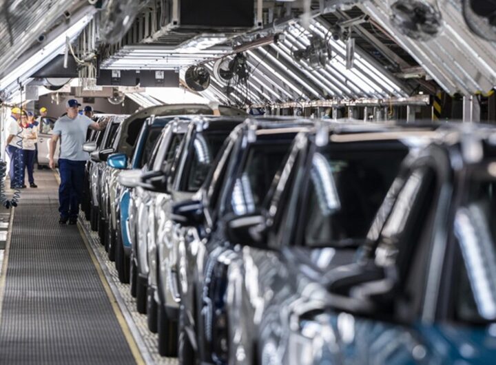 La produzione di auto