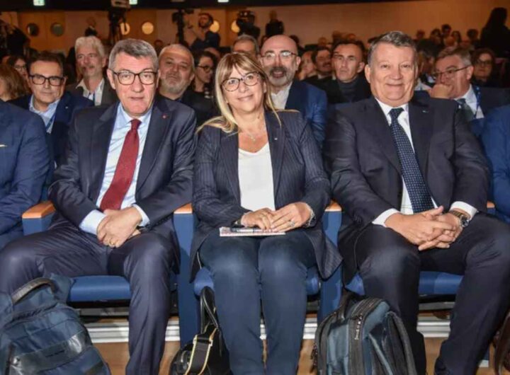 Maurizio Landini (Cgil), Daniela Bombardieri (Cisl) e PierPaolo Bombardieri (Uil)