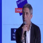 Gian Marco Chiocci durante l'intervista di Telenord