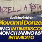 La scritta contro Donzelli a Firenze