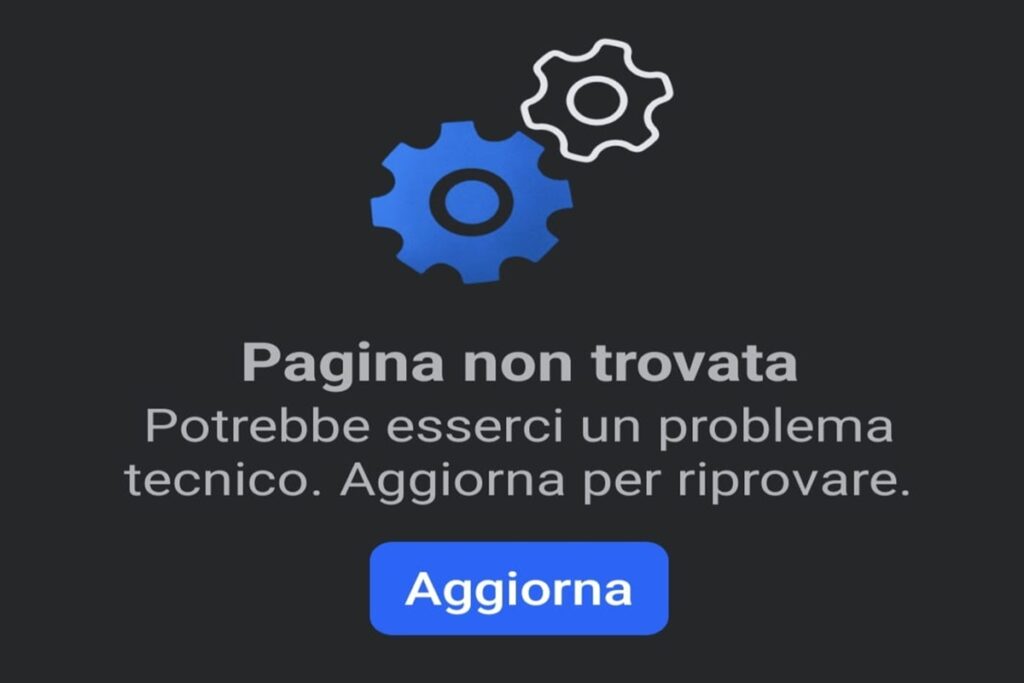 Facebook non funziona