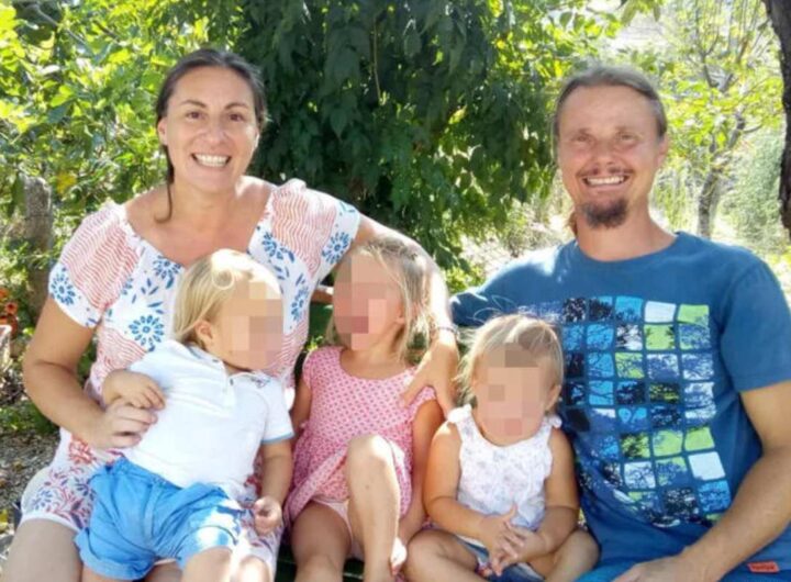 famiglia nel bosco