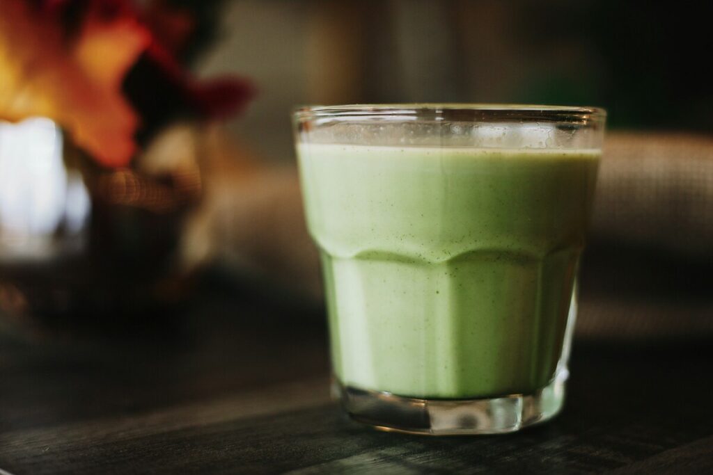 frullato al matcha