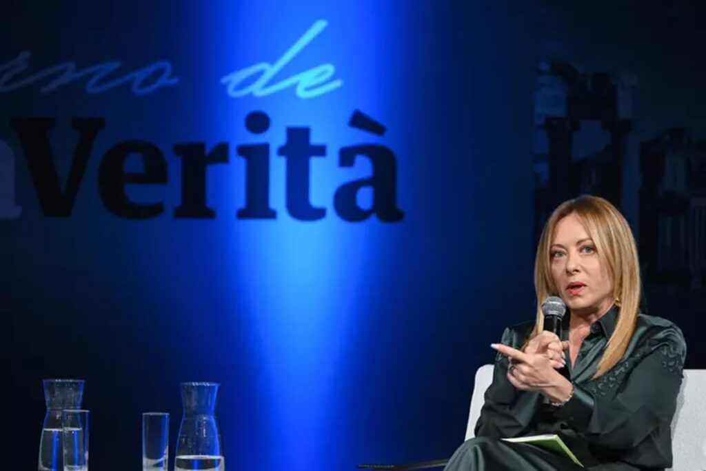 La premier Giorgia Meloni