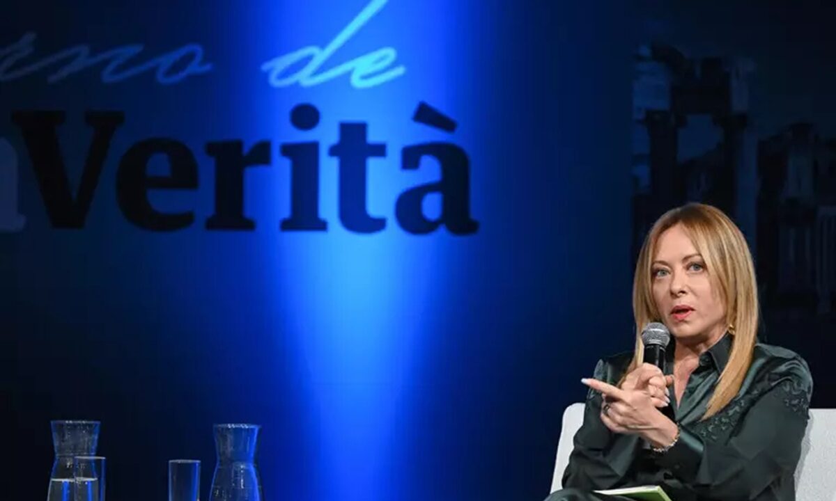 La premier Giorgia Meloni