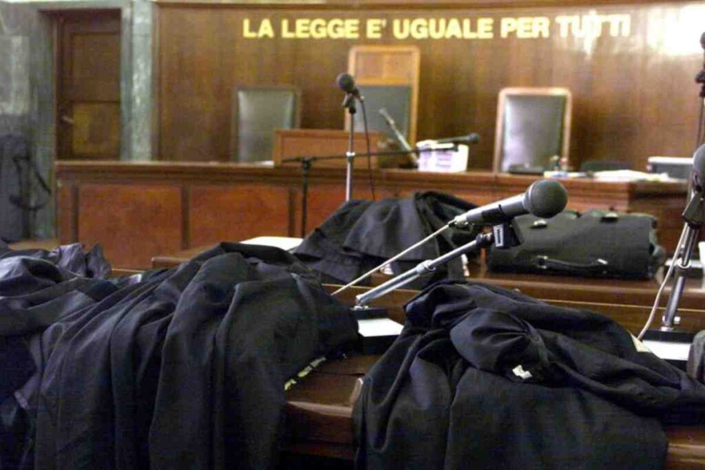 Un'aula di Tribunale