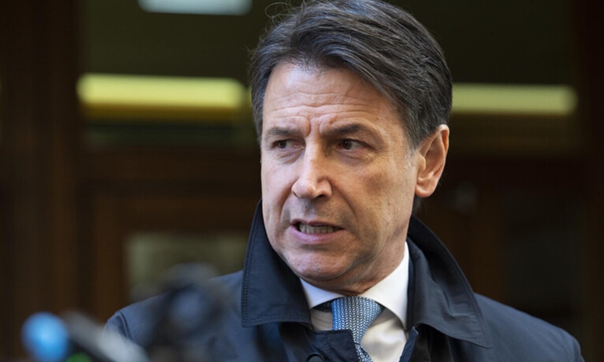 Il leader del Movimento 5 Stelle, Giuseppe Conte