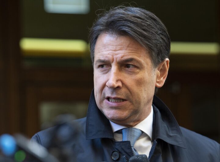 Il leader del Movimento 5 Stelle, Giuseppe Conte