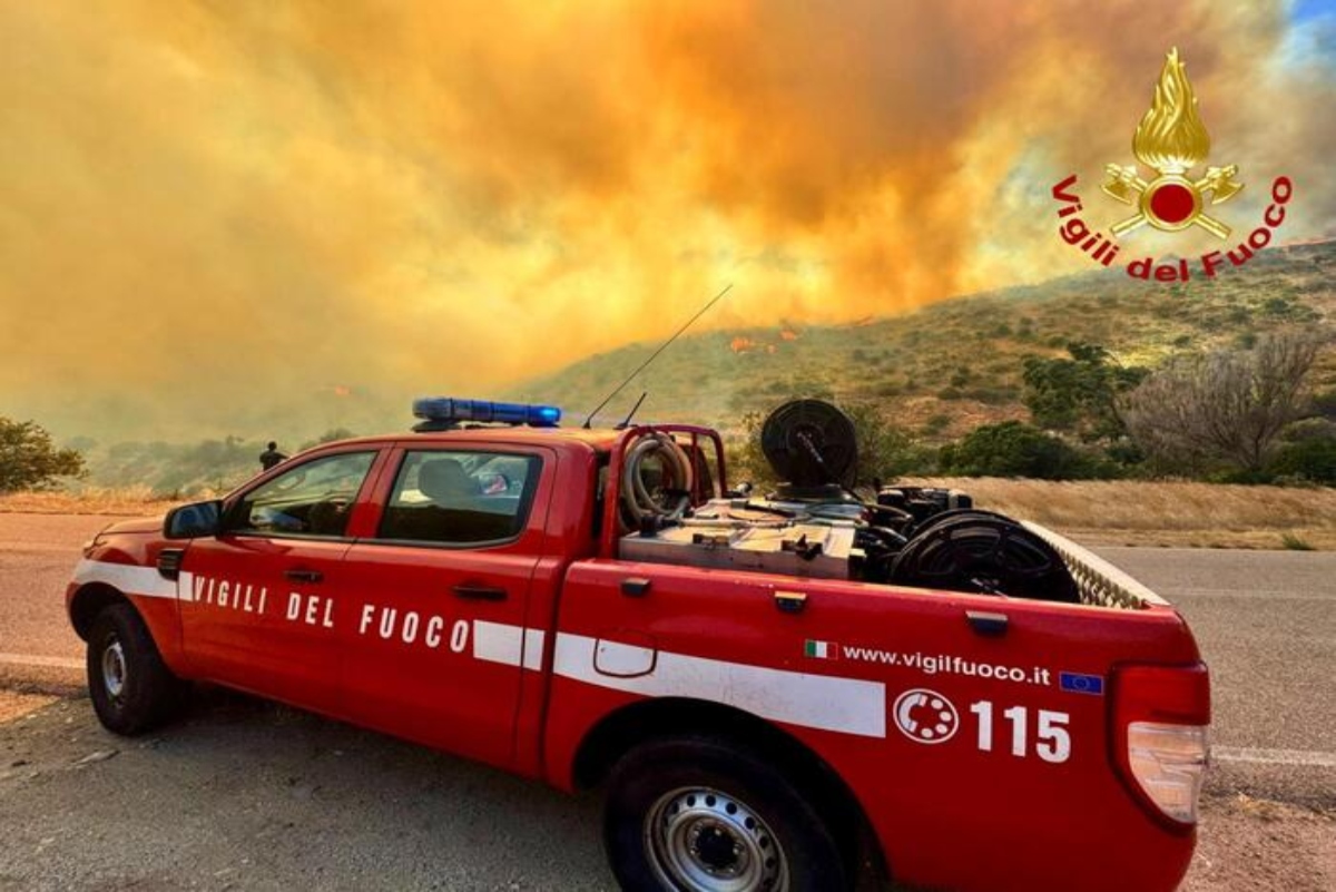 incendio villasimius