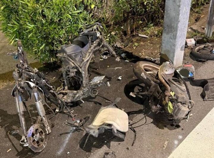 Schianto mortale a Ceriale, le immagini