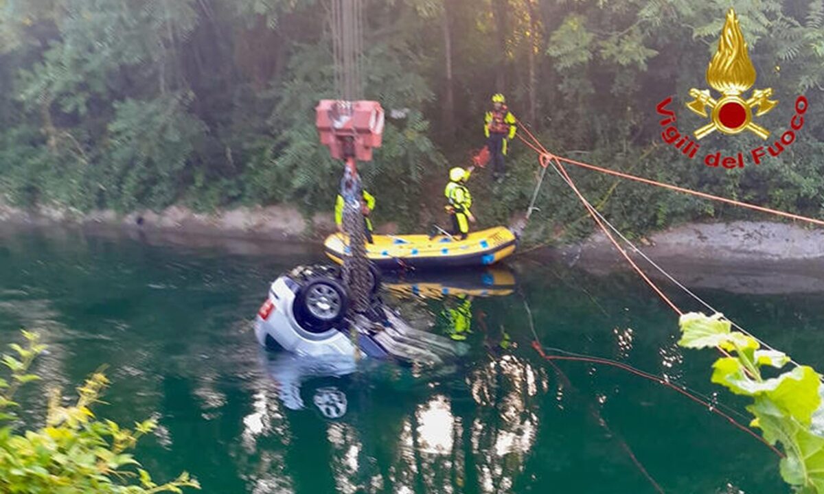 Incidente Sonego, il recupero dell'auto